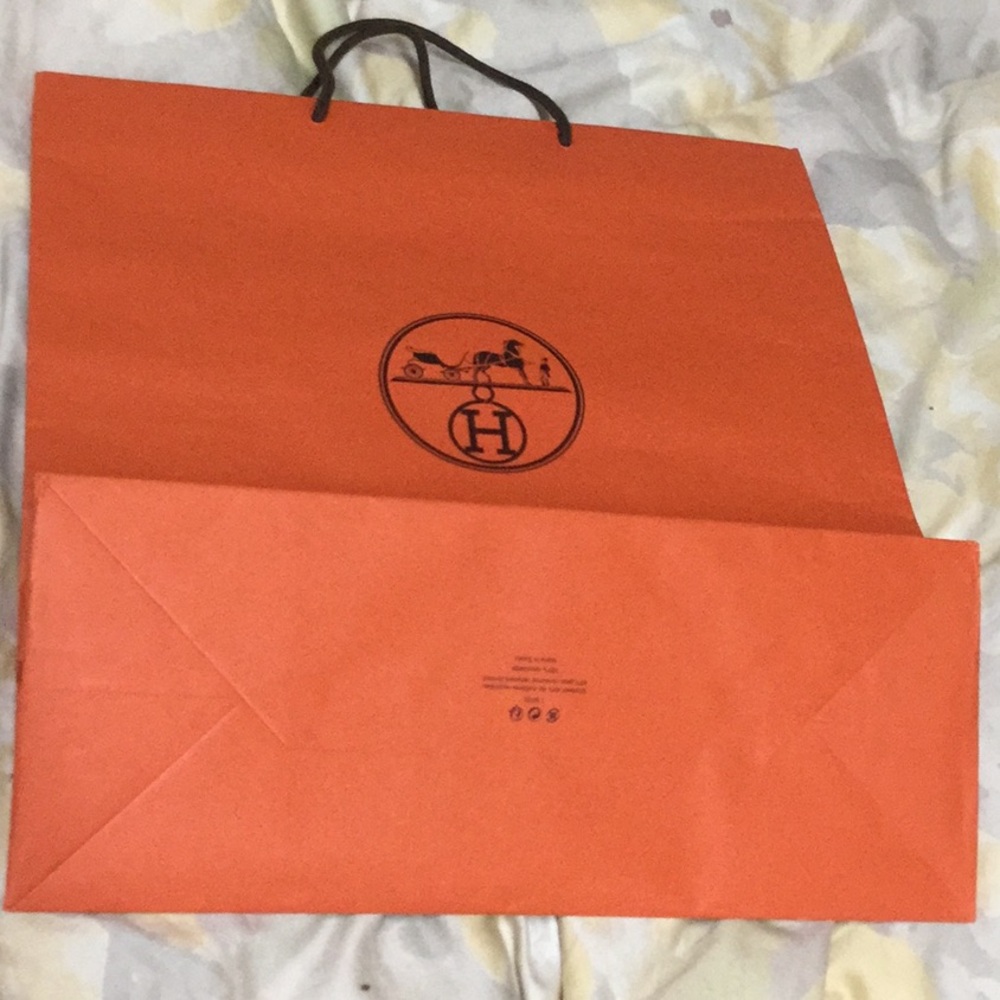 Hermes Chanel crafting shopping bags up-cycle project storage display fashion - Picture 9 of 16